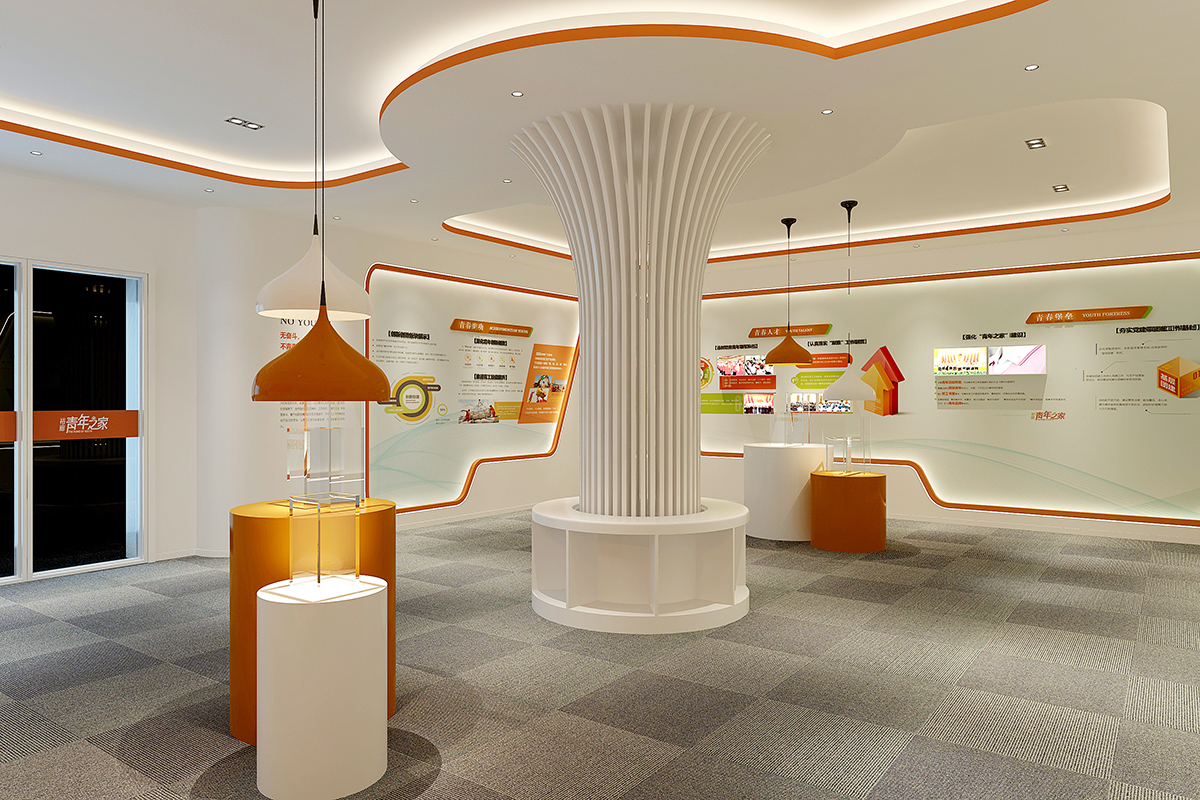 日照港裕廊青年之家展厅设计